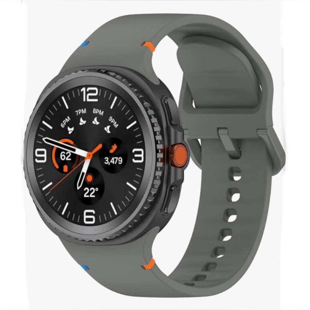 NEW Samsung Galaxy Watch 8 Silicone Sport Watch Band Wrist Strap Replacement